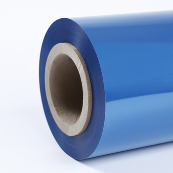 blauwe kleur BOPET-film blauw bopet 0.012mm huisdierfilm mat bopet voor beschermfolie voor mobiele telefoons, computerbeschermfolie, tape