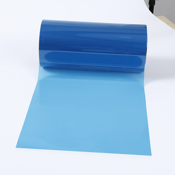 blauwe kleur BOPET film film blauw BOPET 0.012mm PET film mat BOPET